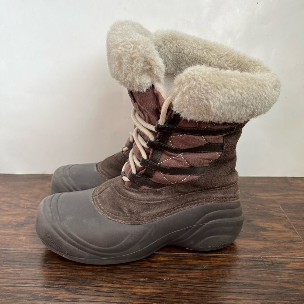 Columbia Sierra Summette 2 Quilted Outdoor Winter Snow Boots Brown Size 7.5 - Picture 3 of 8